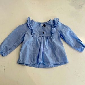 Baby Zara Chambray Top